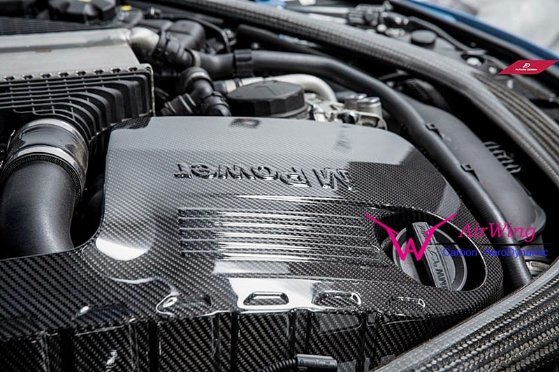 BMW F80M3 F82M4 - Performance style Carbon Fiber Engine Cover 03